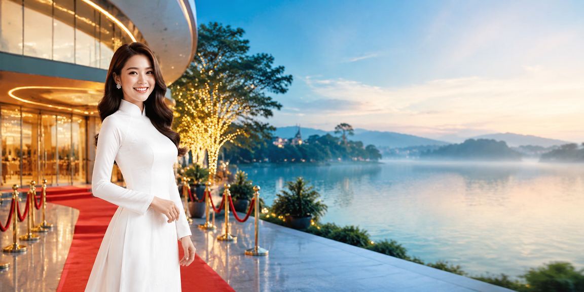 Trải nghiệm đăng ký nhận thưởng tại Đà Lạt với trang phục áo dài truyền thống